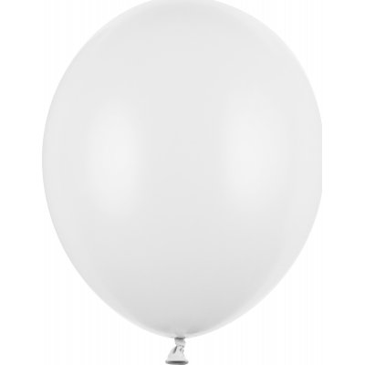 Enfärgade ballonger - Premium 27 cm - Vita - 10-pack