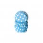 Muffinsformar Ljusbl� med prickar