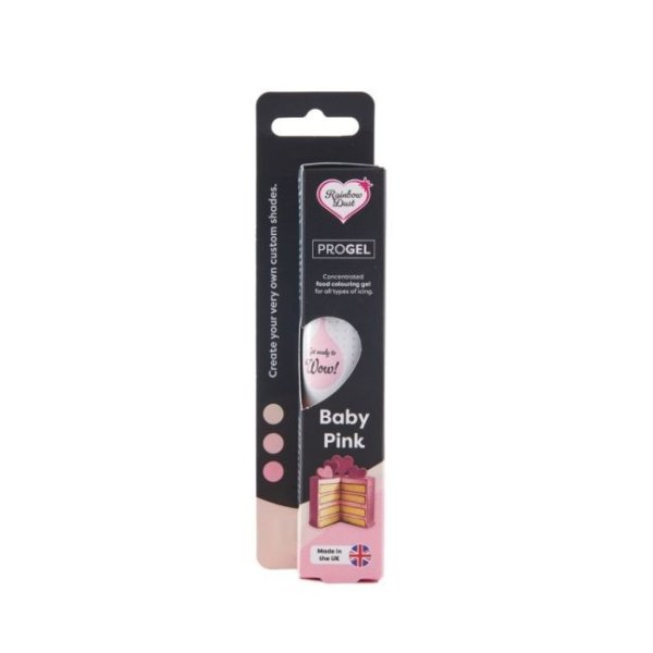 Rainbow Dust Pastafärg Rosa (Baby Pink) Progel 25g Rainbow Dust Pastafärg Rosa (Baby Pink) Progel 25g
