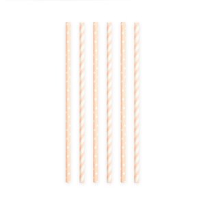 Papperssugrör - Ljusrosa - Randiga/Prickiga - 20-pack Papperssugrör - Ljusrosa - Randiga/Prickiga - 20-pack