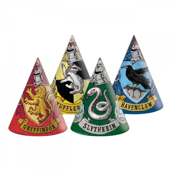 Partyhattar - Harry Potter Hogwarts - 6-pack