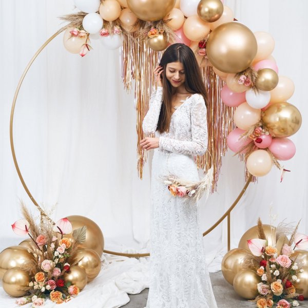 Chromeballonger - 60cm - Guld