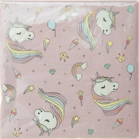 Servetter - Unicorn - 20-pack