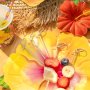 Snackspinnar/Drinkpinnar - Blomma- 12 cm - 25 st