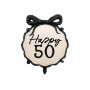 Rund folieballong - Nude - Happy 50