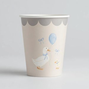 Pappmuggar - Birthday Duck - Lavenders Blue - 8-pack