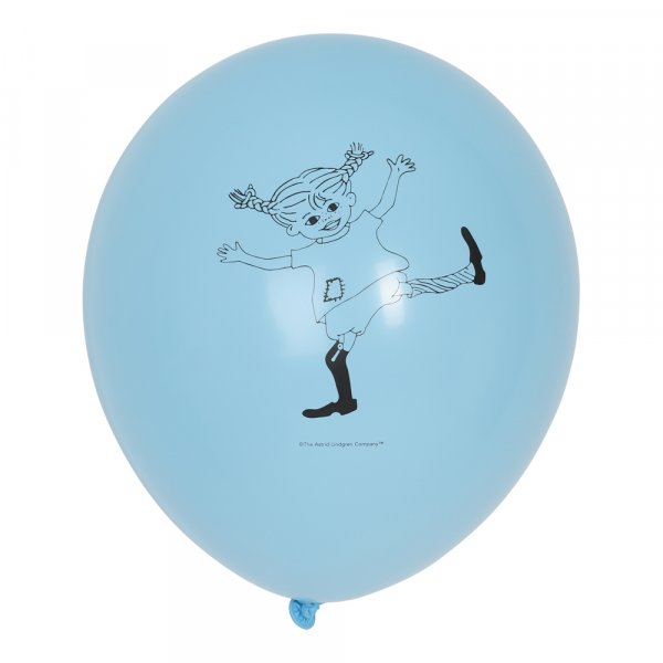 Ballonger Pippi L�ngstrump, 8-pack