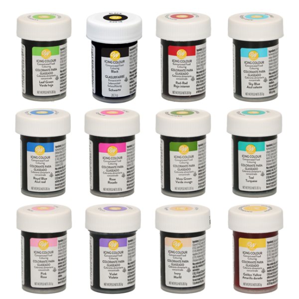 Pastafärger - Storpack 12 färger - 12 x 28g - Wilton Pastafärger - Storpack 12 färger - 12 x 28g - Wilton