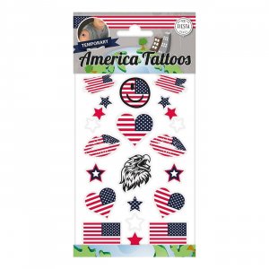 Tatueringar USA 18-pack