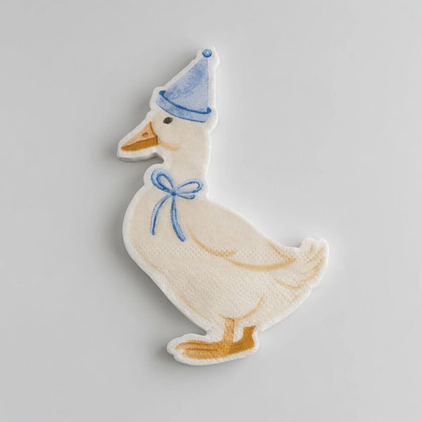 Servetter - Anka - Birthday Duck - Lavenders Blue - 16-pack