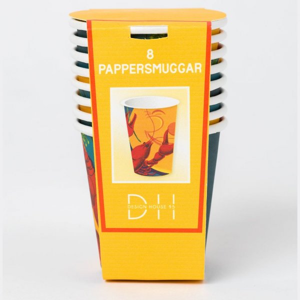 Snapsmuggar - Kräftdesign - 8 st Snapsmuggar - Kräftdesign - 8 st