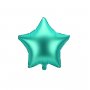 Folieballong stj�rna gr�n
