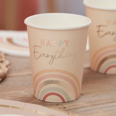 Pappmuggar - Happy Everything - 8-pack