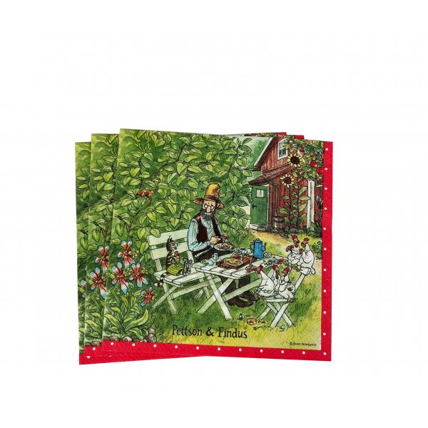 Servett - Pettsson & FIndus - 16-pack 33x33cm