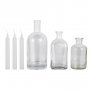Ljushllare - Glasflaskor - Sage Wedding - 3-pack