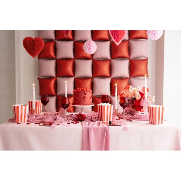 Popcornboxar - R�d/rosa- 6-pack