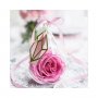 Sidenband, Satinband Rosa 6 mm