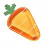 Papptallrikar - Carrot Crunch