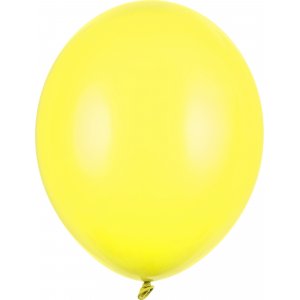 Miniballonger Pastell - Premium 12 cm - Gul - 10-pack