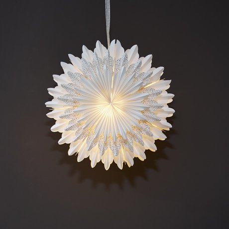 Julstjärna - SNOW 50 cm - Vit/Prickig Julstjärna - SNOW 50 cm - Vit/Prickig