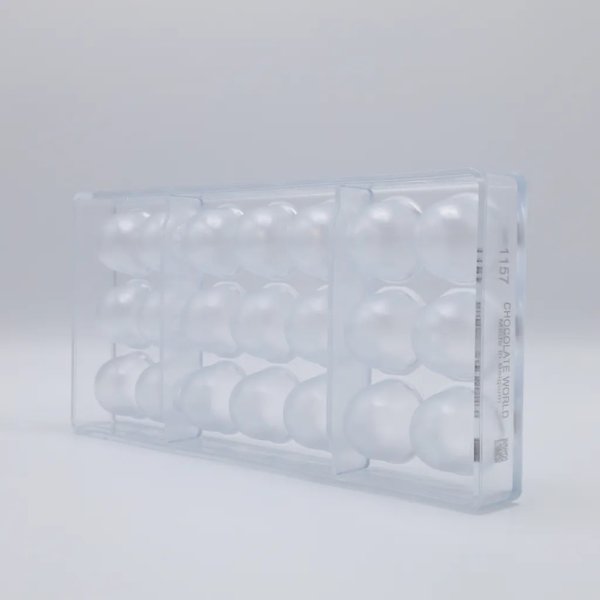 Pralinform - CW1157, Sl�t Kupol - 3 cm - Chocolate World