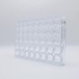 Pralinform - CW2297 Kupol m platt topp - 3 cm - Chocolate World