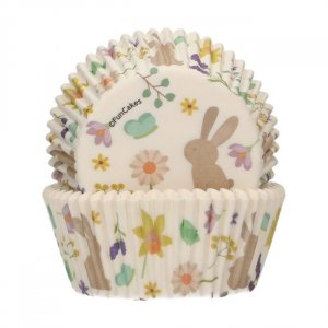 Muffinsformar - Blommor & Kanin - Funcakes - 48-pack