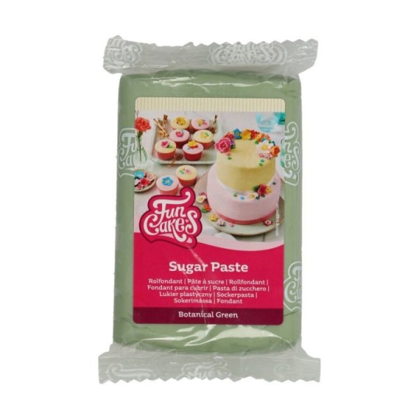 Sockerpasta, Sugarpaste Botanical Green
