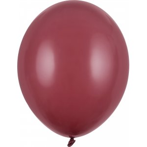 Miniballonger Pastell - Premium 12 cm - Plommon - 10-pack