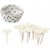 Muffinsformar med cakepicks - Ivory - 24 st