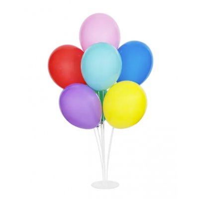 Ballongstll - Bordsdekoration - 7 ballonger
