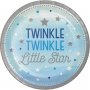 Little Blue Star Papperstallrikar