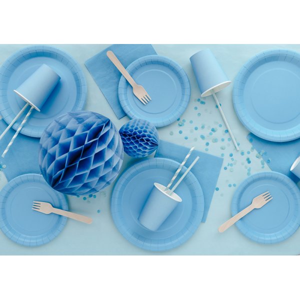 Papptallrikar - Ljusbl�