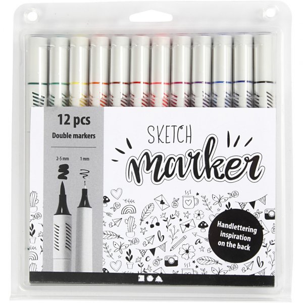 Pennor - Sketch Marker - 12-pack Pennor - Sketch Marker - 12-pack