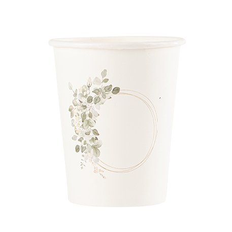Pappmuggar - Blommor - 8-pack Pappmuggar - Blommor - 8-pack