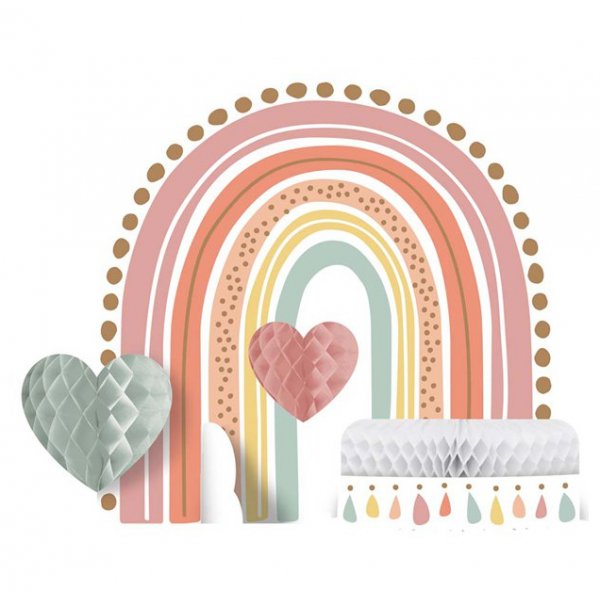 Bordsdekoration - Boho Rainbow