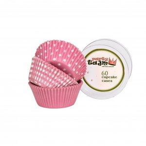 Muffinsformar - Babyrosa, 3 varianter - 60-pack