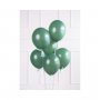 10-pack m�rkgr�na standardballonger
