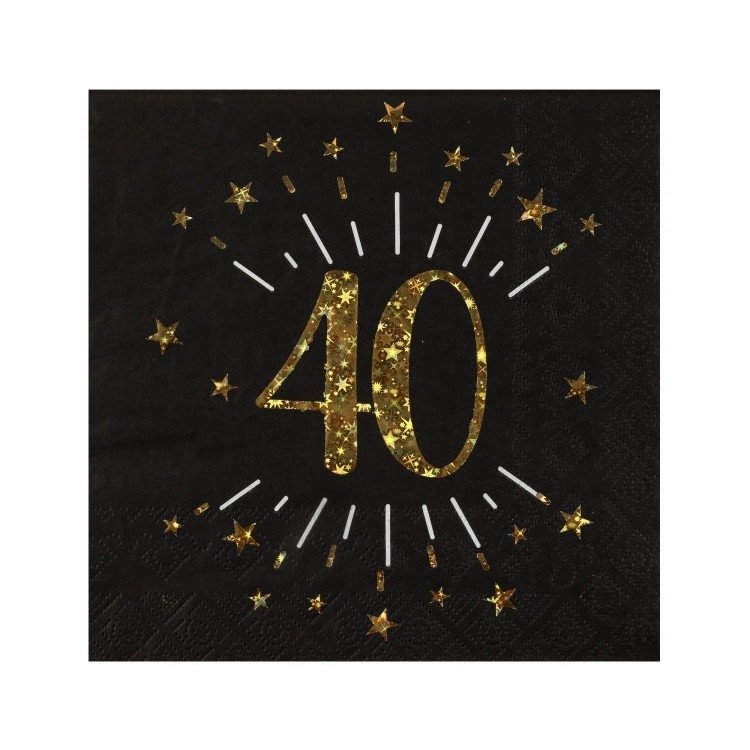 Servetter Sparkling 40 år – Fyndhörnan