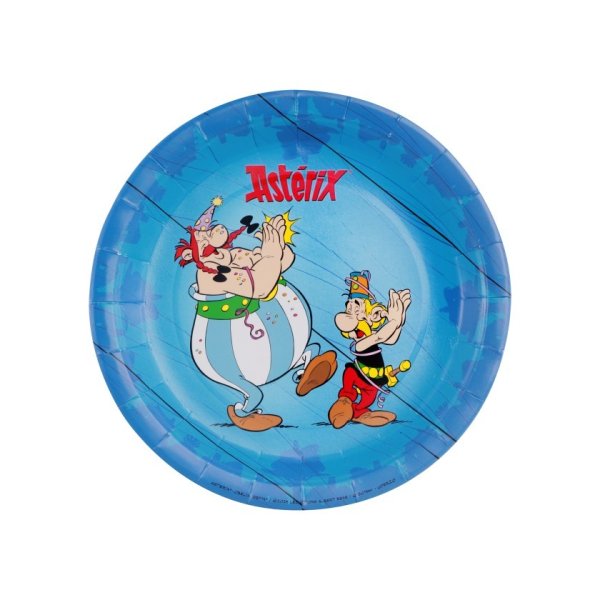 Papptallrikar - 23 cm - Asterix - 8 st Papptallrikar - 23 cm - Asterix - 8 st
