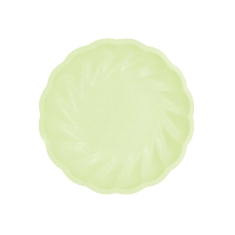 Tallrikar Rund Grön, Vert Decor – Fyndhörnan