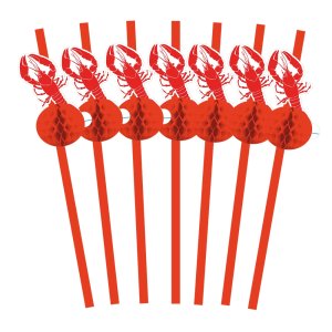 Sugrör - Kräftor Honeycomb - 8-pack Sugrör - Kräftor Honeycomb - 8-pack