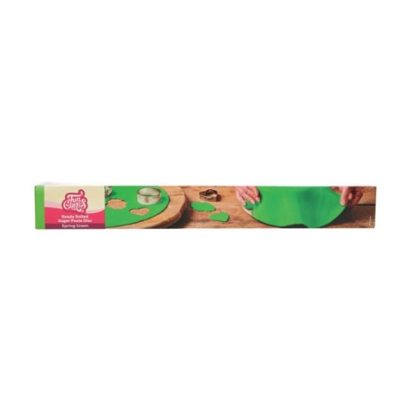 Utkavlad Sugarpaste - Ready Rolled - Spring Green - FunCakes - 36 cm