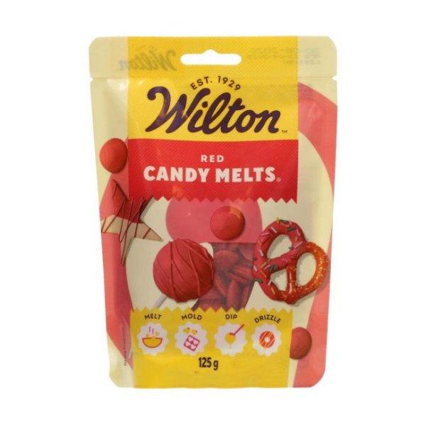 Candy Melts Röd - 125 g - Wilton Candy Melts Röd - 125 g - Wilton