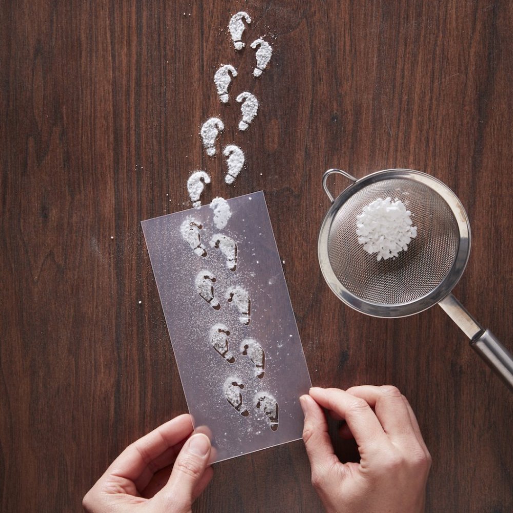 Stencil – Nissens fotspår – Julbakning, Julartiklar