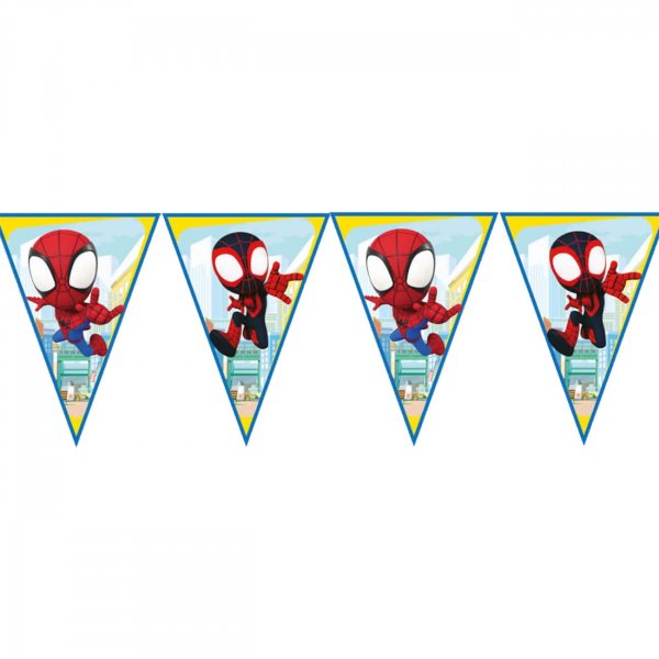 Vimpelgirlang Spidey & Hans Fantastiska V�nner 2,3m