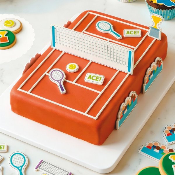 Cake Topper - Tennis - N�t, racket mm - �tbart