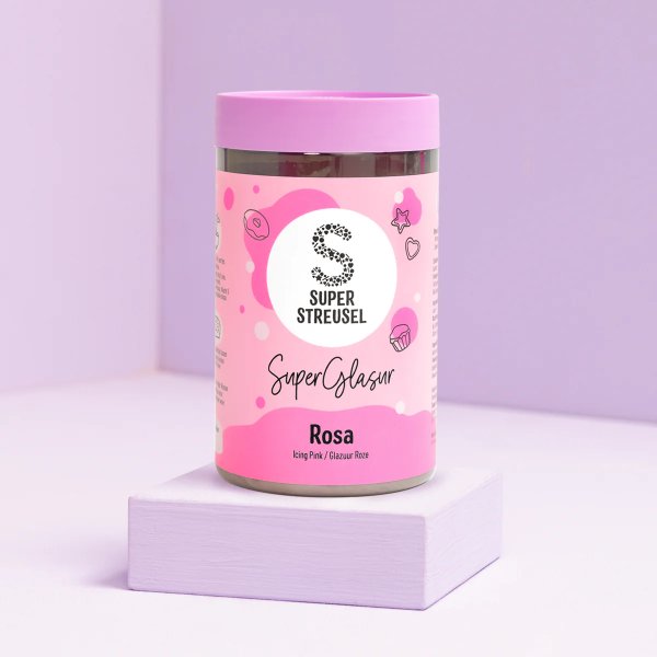 SuperGlasyr - Superstreusel - Rosa - 100 g SuperGlasyr - Superstreusel - Rosa - 100 g