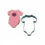 Utstickare - Baby: flaska, fot, body - 3-pack