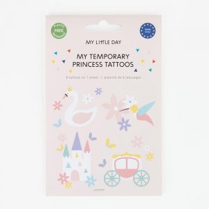 Tatueringar - Prinsesskalas - 8 st